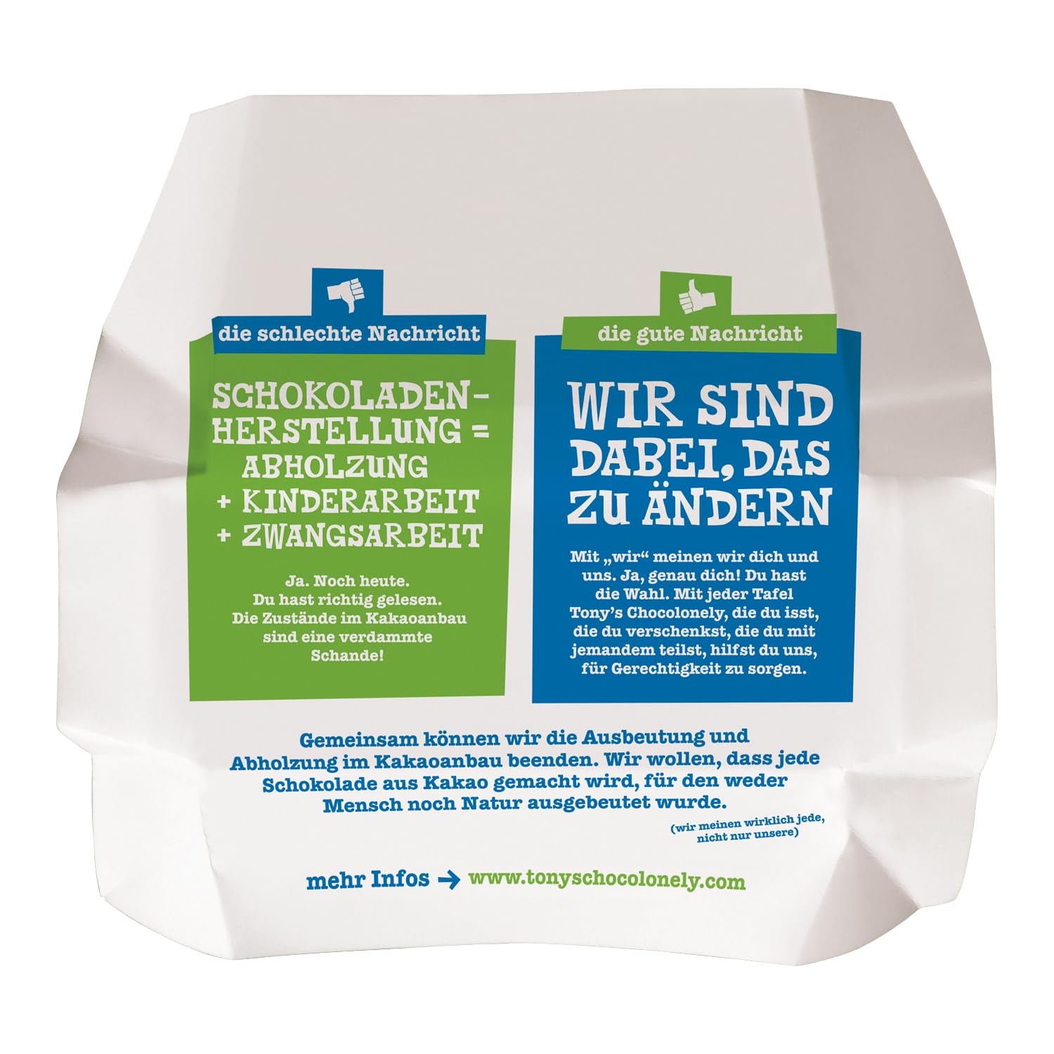 Tony's Chocolonely - Dark chocolate with almonds and sea salt 90g