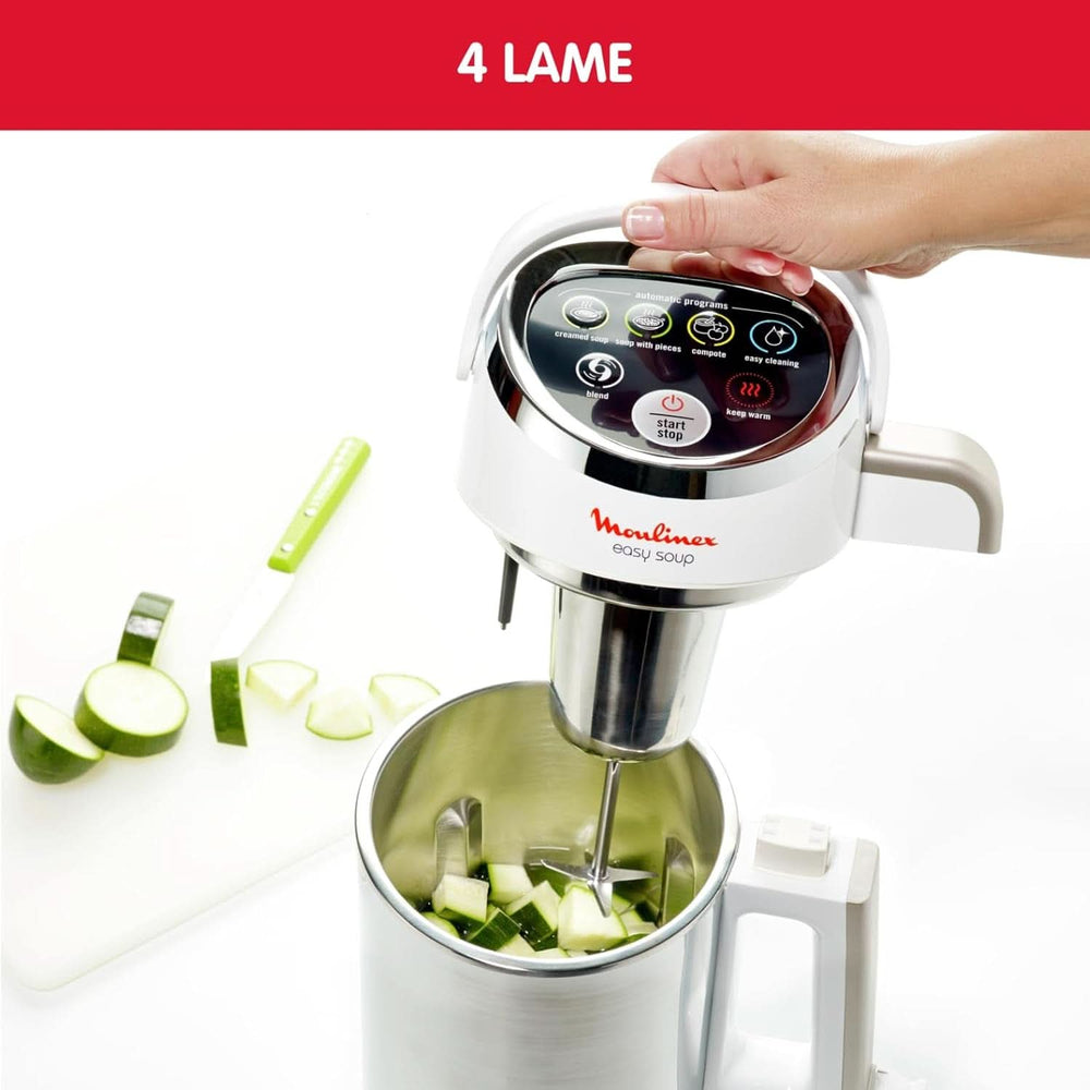 LM841110 Easy Soup Blender Chauffant Mixer (57894031), Kunststoff, Silber Kitchen Naty Shop