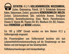 Nestlé Lion Cereal, Chocolate Caramel Flavored Corn Flakes, 41% Vital Whole Grains, Vitamins & Minerals, Crunchy Flakes, Maxi Value Pack, Pack of 4 (4 x 675g)
