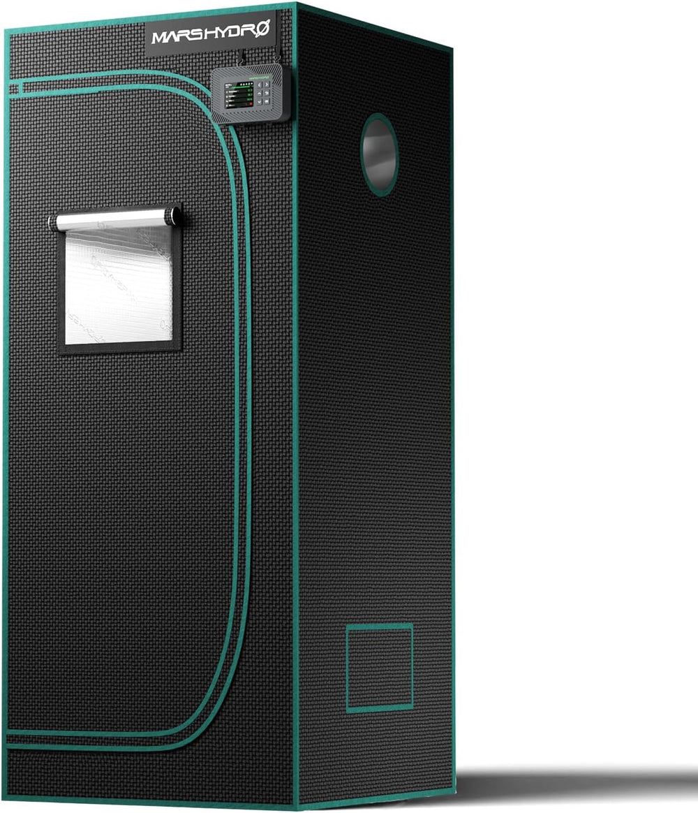 MARS HYDRO Grow Tent 60x60x140cm, Indoor Grow Tent, Reflective Mylar Grow Tents for Hydroponics, Removable Bottom Tray for Plant Growing Space