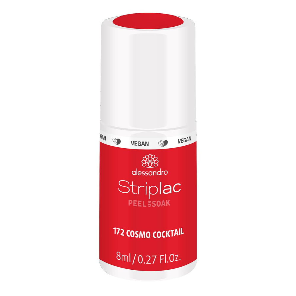 UV nail polish alessandro Striplac Coral Sunshine – Delicate and long-lasting – Easy removal thanks to the removal technology – Vegan and cruelty-free – 8 ml