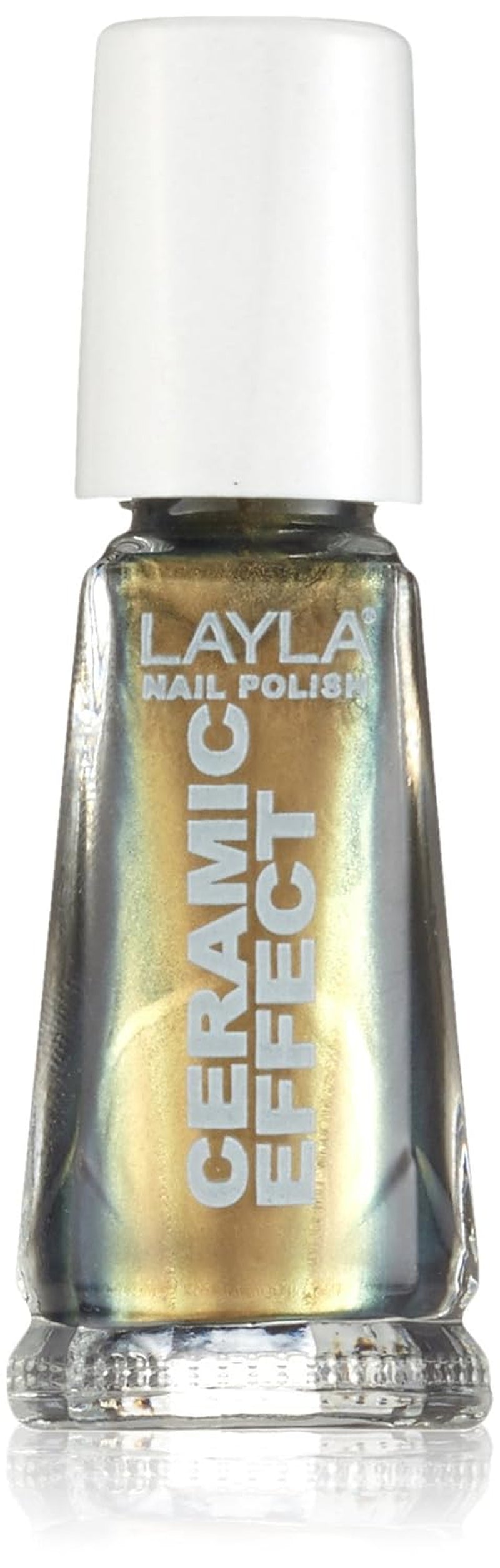 Cosmetics 1243R23-109 Ceramic Effect Nail Lacquer - orange fluo, 1er pack (1 x 0.01 l)