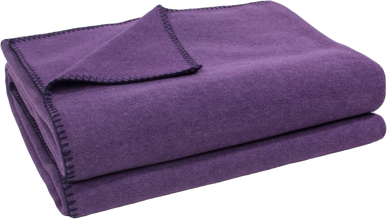 Zoeppritz blanket in color: Red, Made of 65% Polyester, 35% Viscose, Size: 160X200 Cm, 103291-235-160X200 Zoeppritz Beds and Covers Since 1828 490 Eggplant 180 X 220 Cm