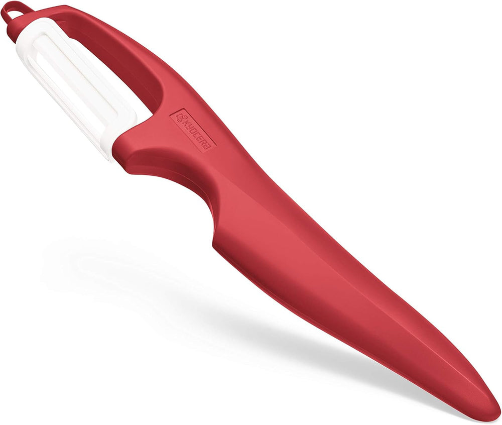 Peeler Kyocera, Lamă cu două tăișuri, 4 cm Peeler Naty Shop Rosu Peeler economic