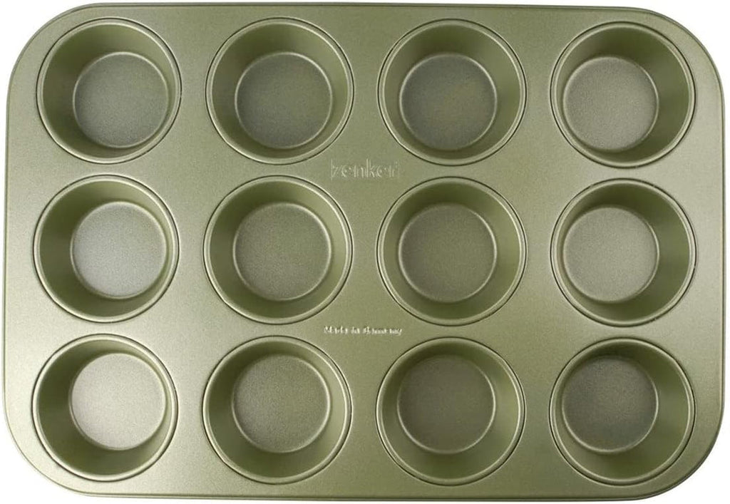 Zenker Muffinform Für 12 Stück – Ressourcenschonende Und Klimaneutrale Backform Für Muffins Und Cupcakes – 12Er Muffinblech Mit Veganer Antihaftbeschichtung Matrite si tavi pentru copt Naty Shop