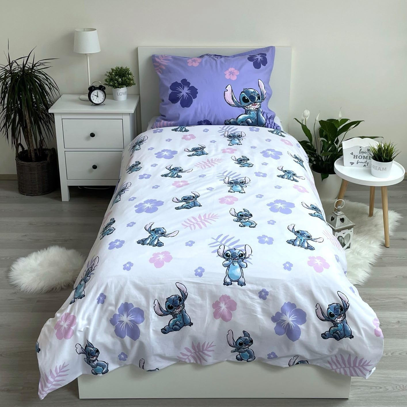Lilo and Stitch 2-piece bed linen for children, 100% cotton Bed linen - children Naty Shop