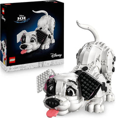 LEGO ǀ Disney Welpe aus 101 Dalmatiner - Individually gestaltbares Bauset für Erwachsene - Verwandelbar in 6 süße Hunde mit drehbarem Kopf und Schwanz - DIY Deko - Giftidee für Fans - 43269