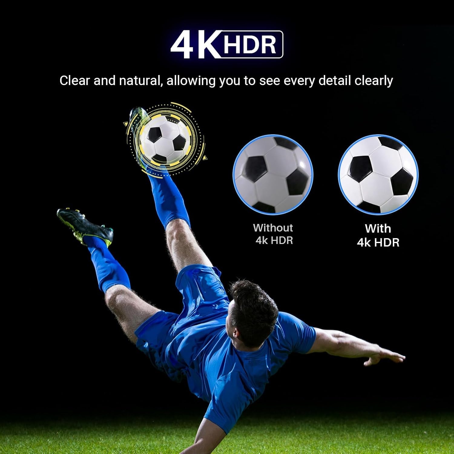 TuTu TUS43UQ1A Smart TV 43 inch (108 cm) 4K UHD LED TV Android TV cu WLAN, HDR, triplu tuner DVB-C/S/S2/T/T2, Bluetooth, Prime Video, Netflix, YouTube, DAZN, Disney+