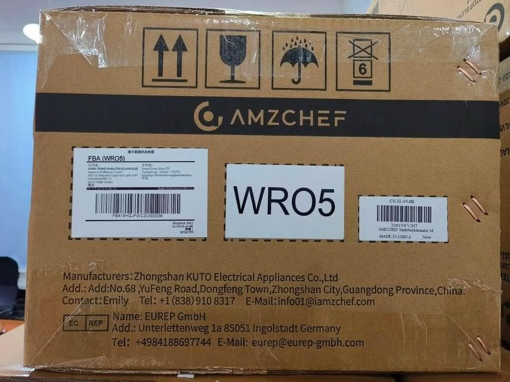 Blender AMZCHEF, 8 smart menus and 10 speeds, LCD touch screen Kitchen Naty Shop