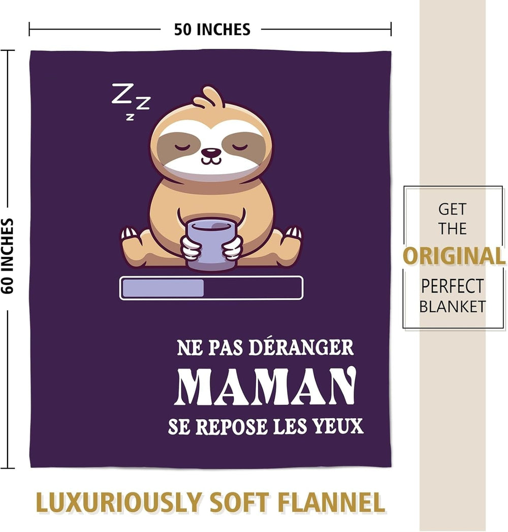 Niyewsor Birthday gift, For mom, Fleece blanket, Gift for mom, Mother's Day and Christmas gift idea for mom Niyewsor Beds and Blankets