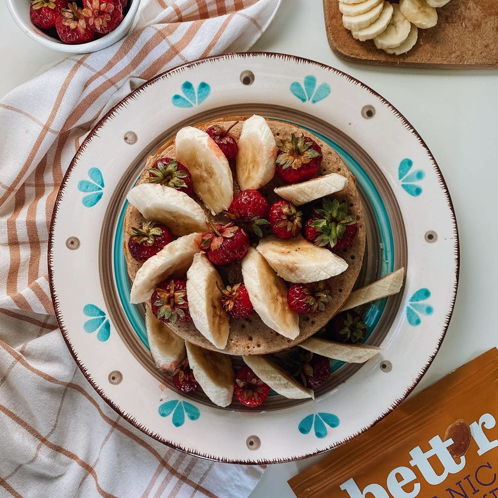 Bett'R Mix pentru clătite, amestec de panificație ecologic, vegan și fără gluten, 6 x 400 grame Bucatarie Naty Shop