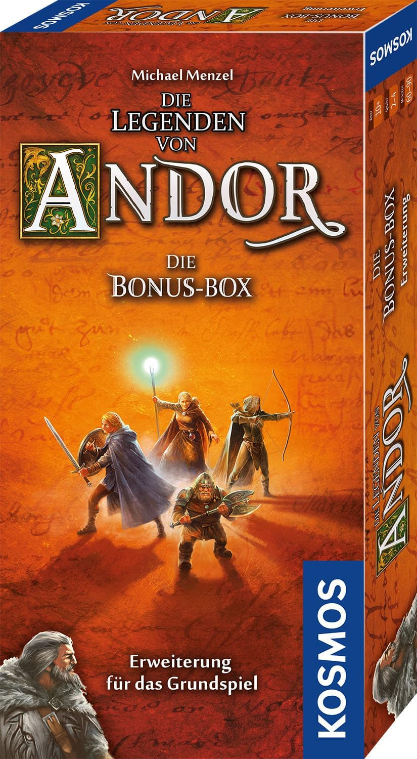 Kosmos 684358 Andor - Bonus Box, a varied expansion for the fantasy classic Legends of Andor, for ages 10 and up