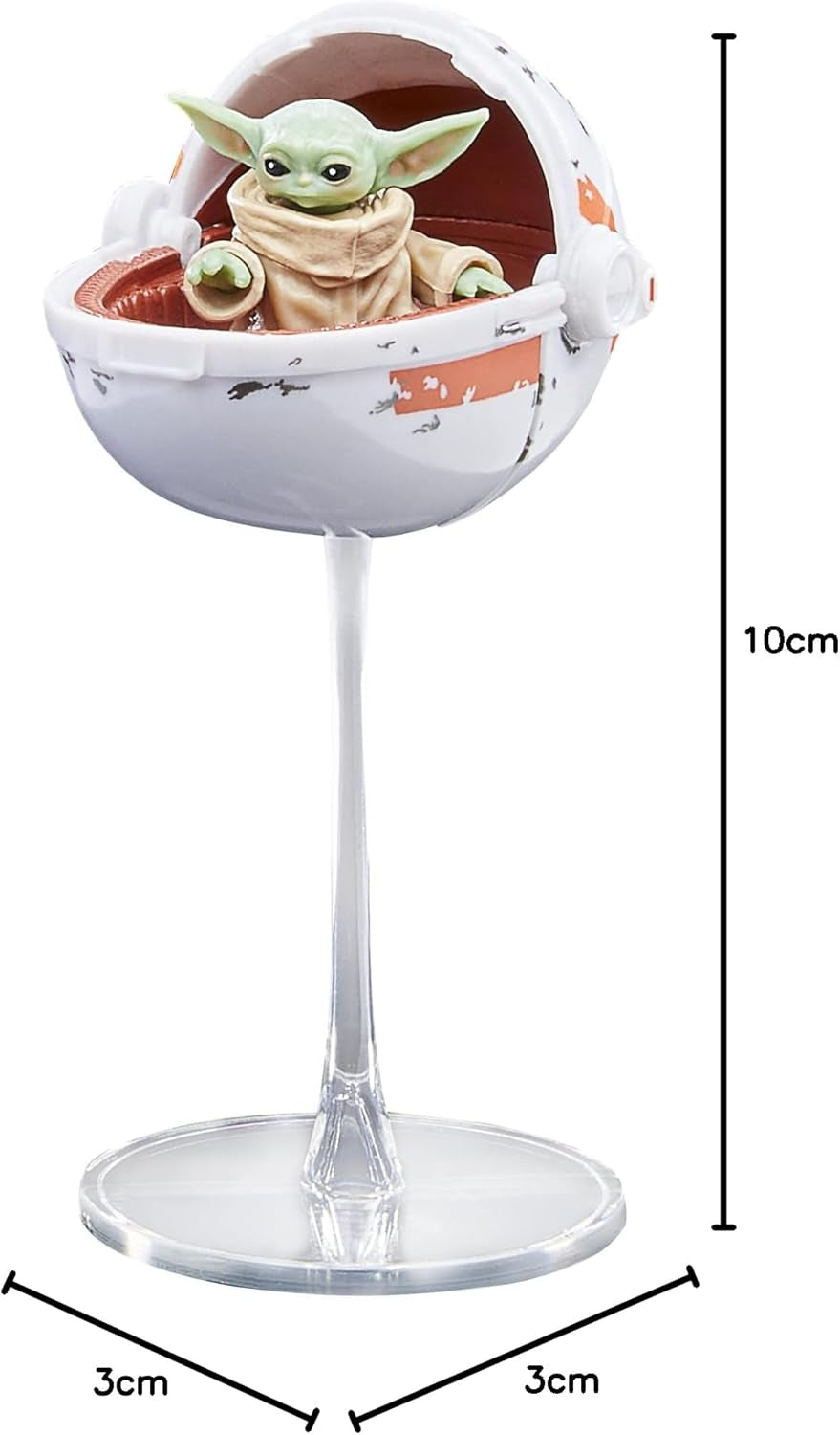 Star Wars Hasbro Black Series Grogu, The Mandalorian Zu Figure, Suitable for 15cm collectible action figures, For children aged 4 and up, Multi, F4357 Action figures Naty Shop