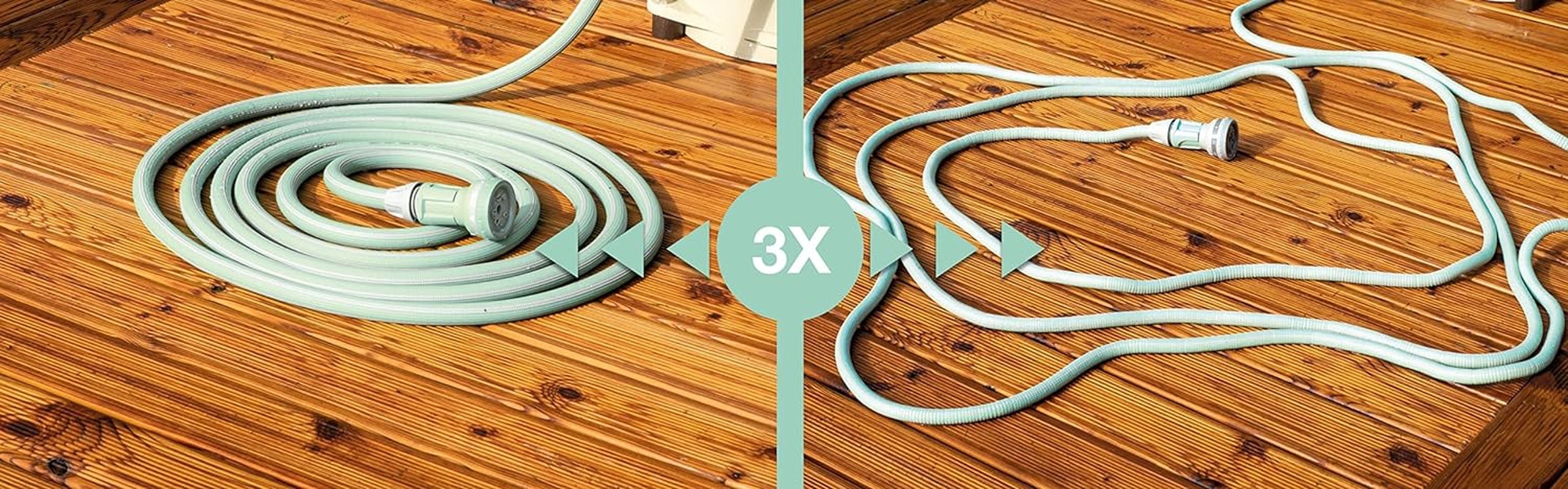 Magic Soft Smart 30 metri - Țeavă de irigații pentru grădini, anti-noduri, anti-torsiune, furtun de apă