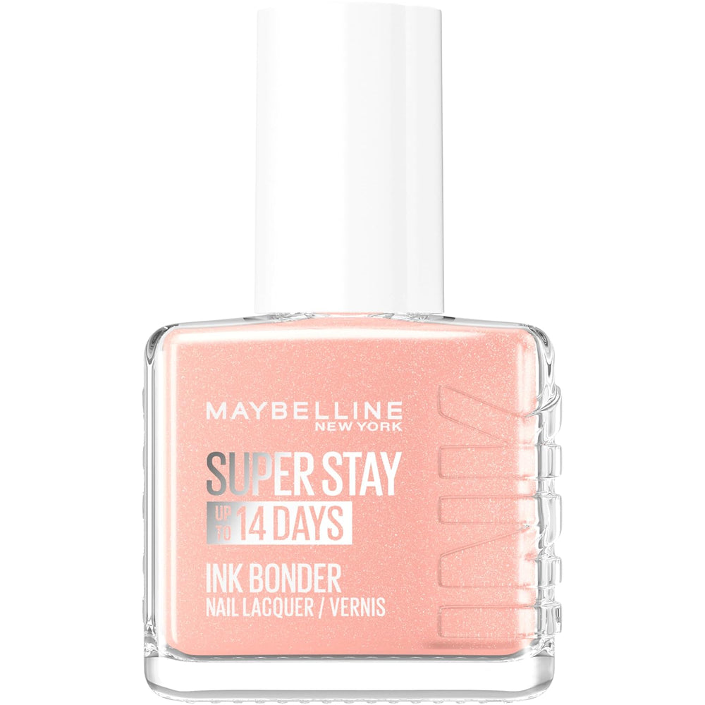 Maybelline New York Super Stay Ink Bonder 955 Twinkle Toes - Long-lasting nail polish for strong nails and intense color, 12.3 ml