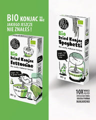 Fettuccine Konjac Shirataki Organic 80g - Low calorie and low carb, gluten free, low carb, suitable for keto diets, with tapioca flour