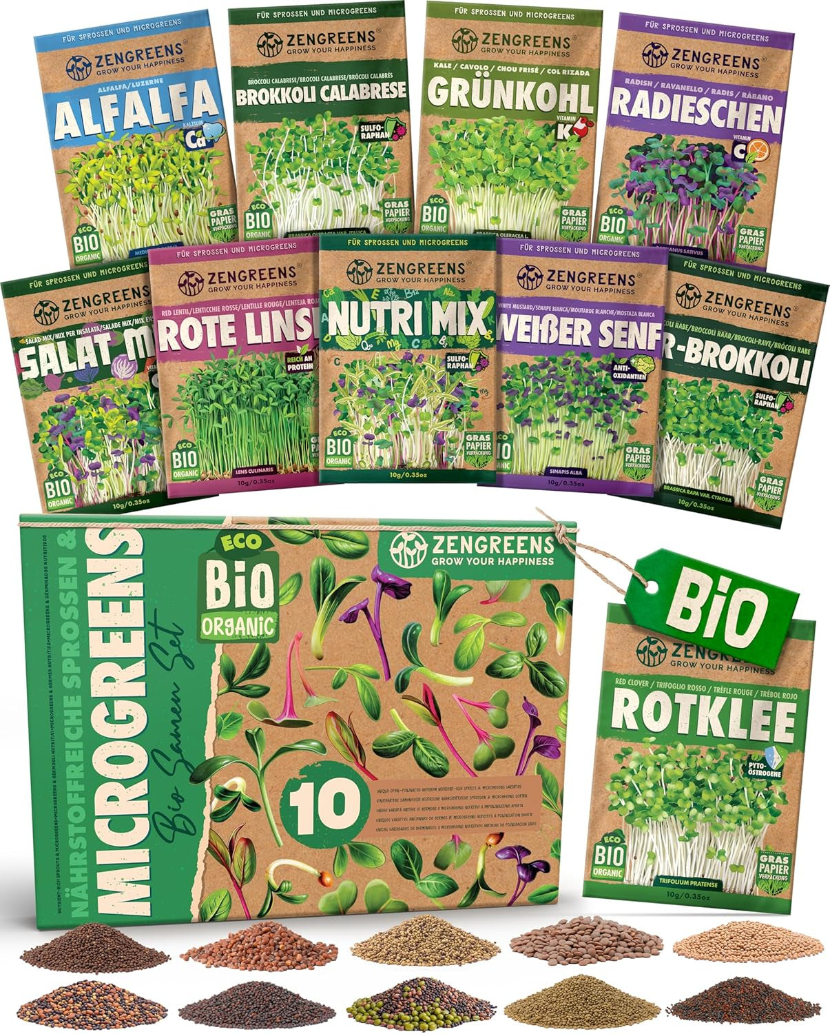 Organic Tomato Seeds in a Set of 10 - 10 Tomato Seeds for Easy Growing in the Garden, Balcony or Raised Bed - Plant Seeds - Seedlings