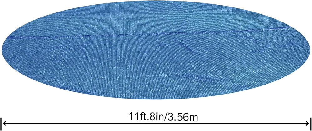 Prelată solară pentru piscină Bestway Flowclear, Ø 356 cm, pentru piscine rotunde supraterane de 366 cm și 396 cm, albastră, 58242