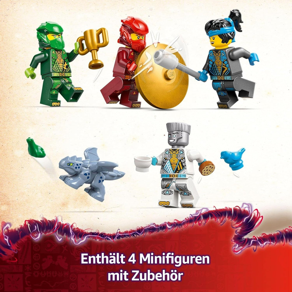 LEGO NINJAGO Spinjitzu Ninja Temple - Playset with 4 minifigures and 1 dragon figure - Building set - Christmas or birthday gift for boys and girls from 4 years 71831 Building sets Besuche den LEGO-Store