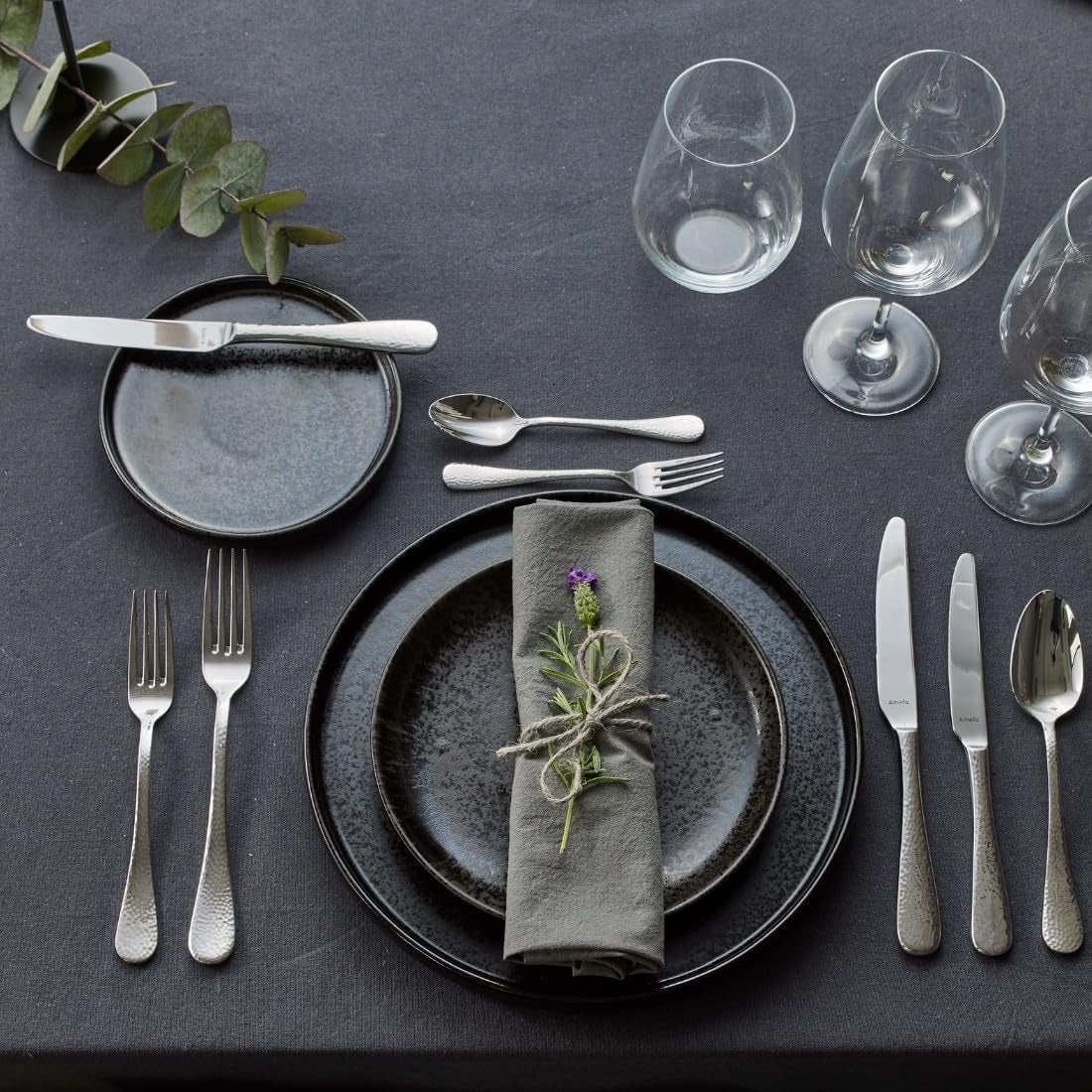 Amefa Sierra cutlery set 6 people | 24-Part Stainless Steel 18/10 Kitchen Naty Shop