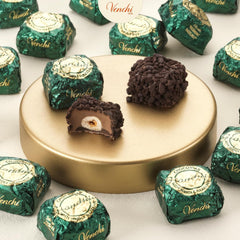Venchi – Chocoviar Gianduia, pralines in a 1 kg bag, Gianduia chocolate produced exclusively with "Piedmont forest hazelnuts", gluten-free, without artificial colors and without preservatives