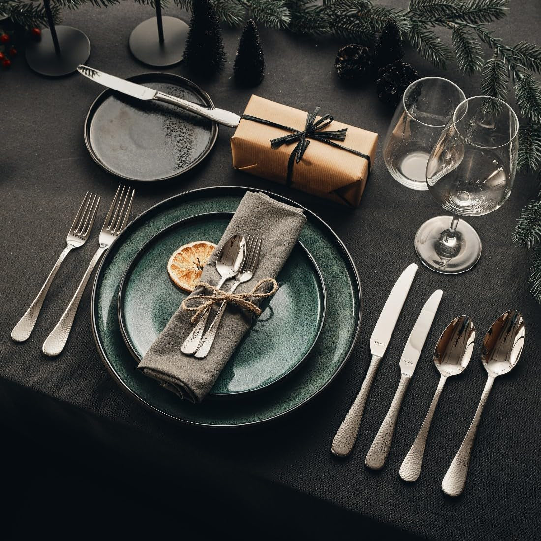 Amefa Sierra cutlery set 6 people | 24-Part Stainless Steel 18/10 Kitchen Naty Shop