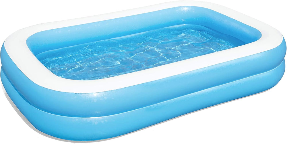 Bestway Family Pool, Rectangular Children's Pool, Easy to Assemble, Color, 262 x 175 x 51 cm