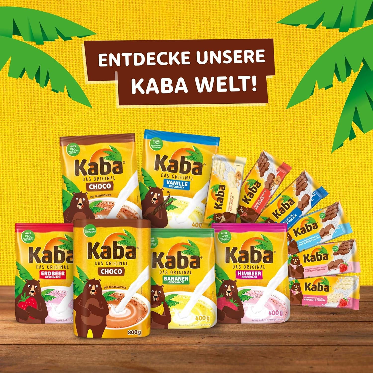 Kaba Milk Chocolate with Strawberry Cream, Filled Chocolate Bar, 90g Bar, Melt-in-your-Mouth Chocolate with Strawberry Fruity Cream and Kaba Original Flavor (Pack of 2)