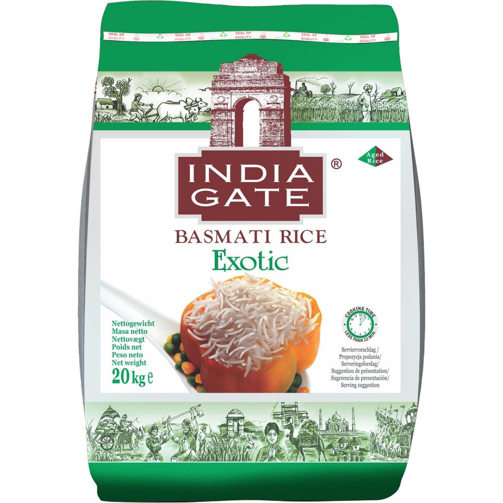 INDIA GATE Premium Basmati Rice – Long grain fine, aromatic rice from India, fine long grain (1 x 5 kg)