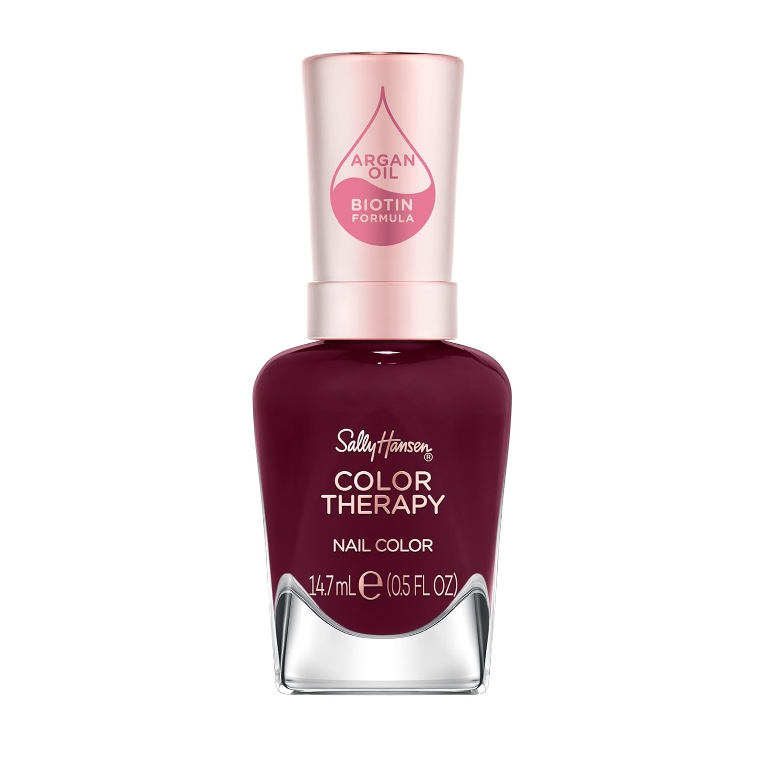 Color Therapy Nail Polish, 400 Confident Queen, Color, Strengthening, Care, 14.7 ml
