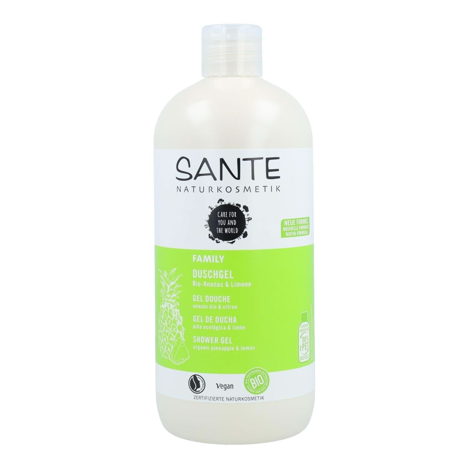 SANTE Natural Cosmetics Refreshing shower gel with citrus fragrance, 950 ml Shower and bath Naty Shop 500 ml Fruity, fresh