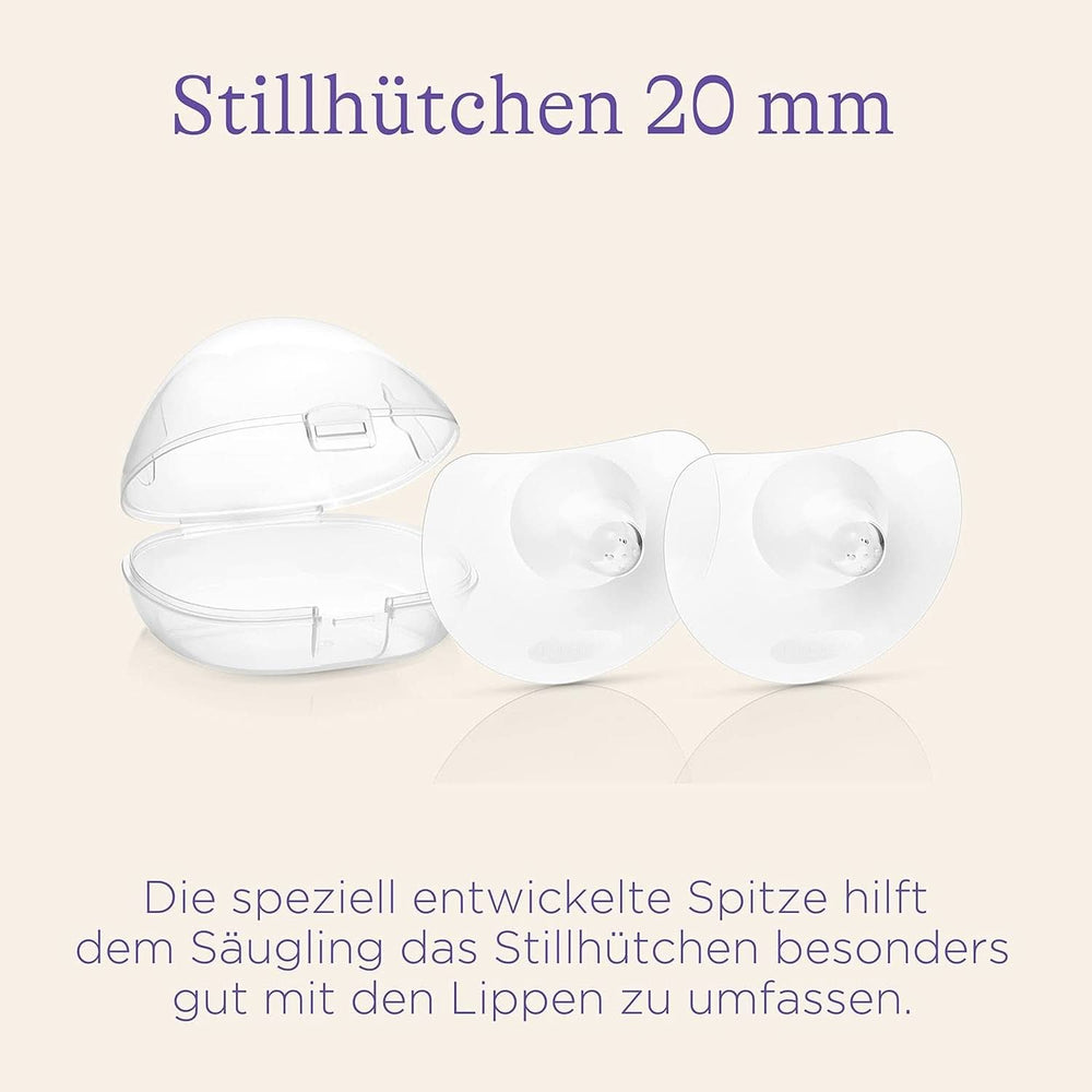 Lansinoh Stillhütchen 20 Mm (Größe 1), 2 Stück Inkl. Storage box - Angenehmes Tragegefühl - Trotz Anlegeschwierigkeiten Weiter Stillen Accessories Food and Breastfeeding Bebe Naty Shop