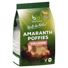 Biocentral amaranth puffs | 125 g | vegan | small expanded amaranth grains | protein source | for muesli, yogurt and colorful breakfast bowls
