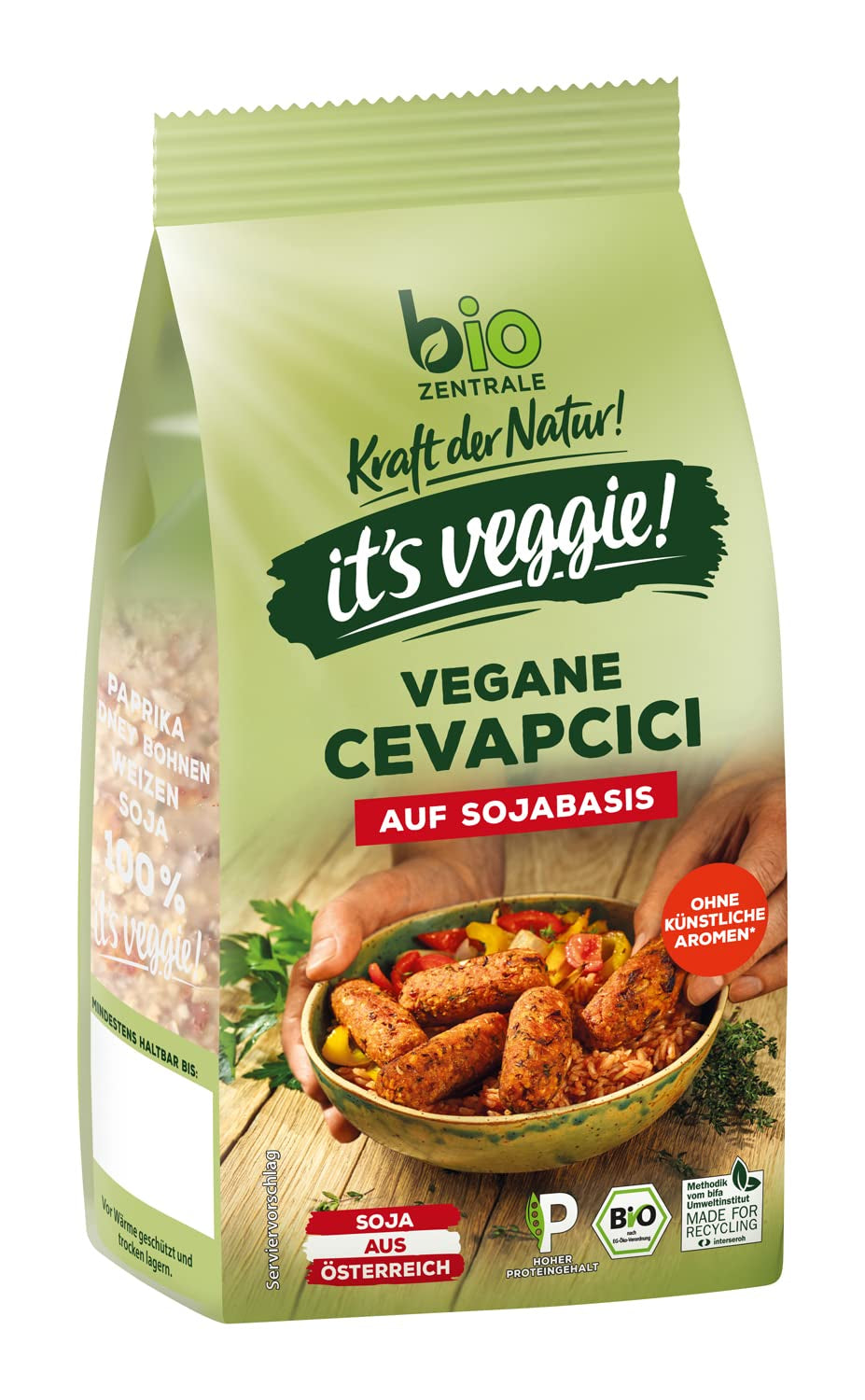 Biozentrale Bulgur in tray with vegetables and ginger | 200 g perfect for a quick takeaway meal | source of vegan protein | easy to prepare