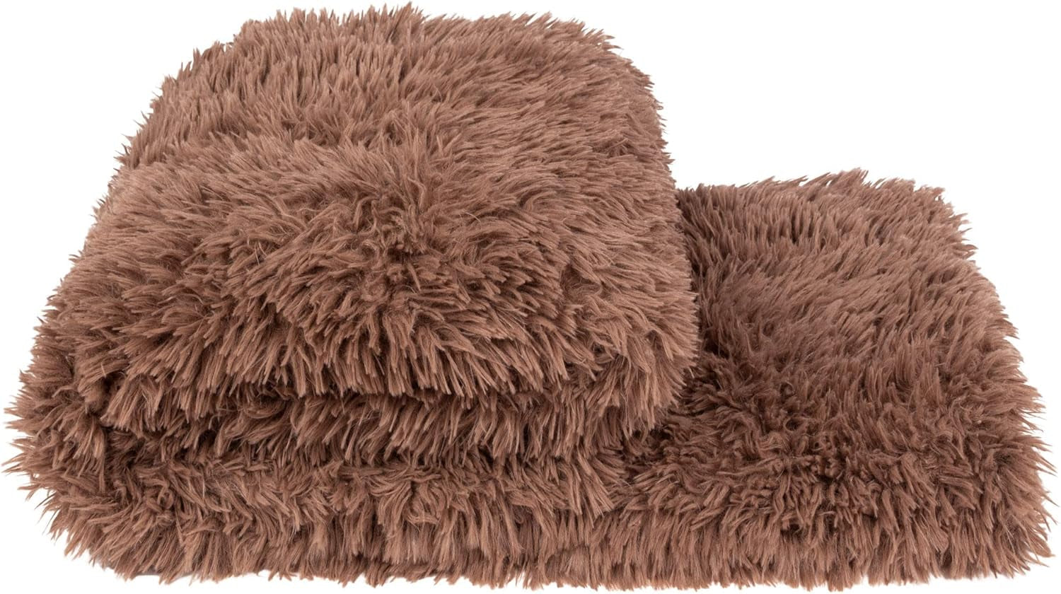 "Zoeppritz since 1828" Fluffy Voluminous And Long Haired Faux Fur Blanket 140X190 Cm 090 Clay "From "Zoeppritz since 1828" 203290-090-140X190 090 Beige Beds and Blankets 'zoeppritz since 1828' Brown