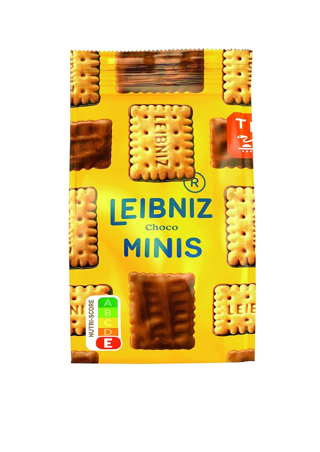 LEIBNIZ Minis Choco, pachet de 12, fursecuri crocante cu ciocolată cu lapte în format mic, pachet vrac pentru stocare sau vânzare (12 x 125 g)