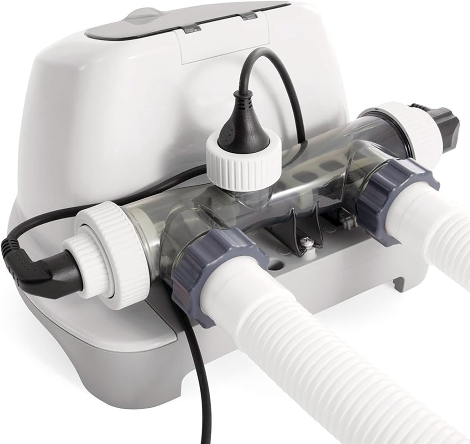 Intex 26668 - Krystal Clear Salt Water Filter System for 2650-12112 L/h Filter Pump for Small Pools up to 26500 L Plastic White