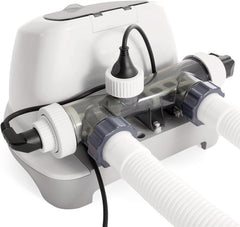 Intex 26668 - Krystal Clear Salt Water Filter System for 2650-12112 L/h Filter Pump for Small Pools up to 26500 L Plastic White