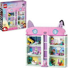 Lego 10788 Gabby's Dollhouse Toy Set, 8 Rooms and 4 Floors Gabby's Dollhouse Toy with Pandi, Meerkat, Kuchi Figures and Accessories, Gift for 4-Year-Old Girls, Boys and Children Building Sets Besuche den LEGO-Store Single