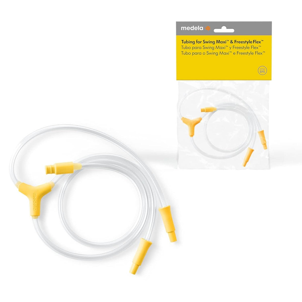 Medela Swing Maxi Und Freestyle Flex Milchabsaugungsschlauch, Only Compatible with Swing Maxi Und Freestyle Flex Accessories Food and Breastfeeding Bebe Naty Shop