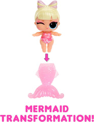 L.O.L. Surpriză! Mermaids Baby Sisters - Cu cozi care își schimbă culoarea, Selecție surpriză, Conține 1 păpușă cu accesorii drăguțe, Colecționează toate cele 8 păpuși, Pentru copii cu vârsta de 4 ani și peste Papusi Naty Shop