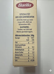 Barilla Risoni from legumes - red lentils and chickpeas, 1 pack (1 x 300g)