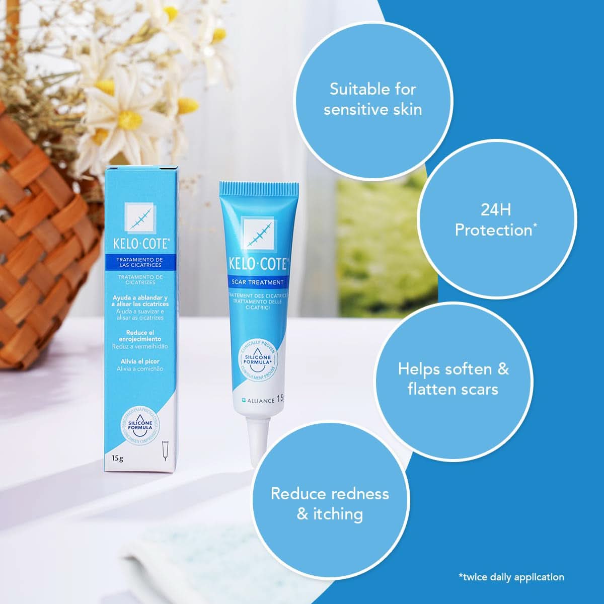 KELO-COTE® - Silicone gel for the treatment of scars Cosmetics and Beauty Naty Shop