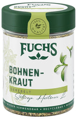 Fuchs Gewürze - Bohnenkraut gerebelt - ideal for Gemüsegerichte, Bohnengerichte oder Eintöpfe - natural ingredients - 20 g in wiederverwendbarer, recyclebarer Dose