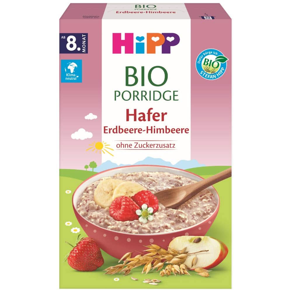Muesli de fructe ecologic Hipp, pachet de 6 x 200 grame Cereale Naty Shop 6 x 200 grame Terci de ovăz