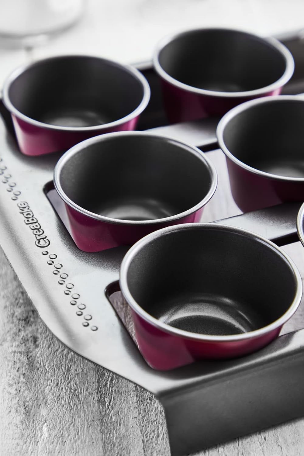 Tefal Creabake J3040104 Kuchenform, 9 Mulden, Antihaftbeschichtung, Austauschbar, Perfektes Backen, Kreative Und Leckere Rezepte, Nicht Compaible Mit Cake Factory, Creabake Molds and baking trays Naty Shop