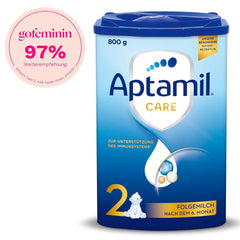 Aptamil Care 2 - Follow-on milk after 6 months, with Omega 3 and 6, DHA and ARA, palm oil free, baby food, milk powder, 1 x 800 g (pack of 3)