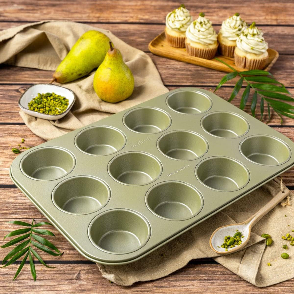Zenker Muffinform Für 12 Stück – Ressourcenschonende Und Klimaneutrale Backform Für Muffins Und Cupcakes – 12Er Muffinblech Mit Veganer Antihaftbeschichtung Molds and trays for baking Naty Shop