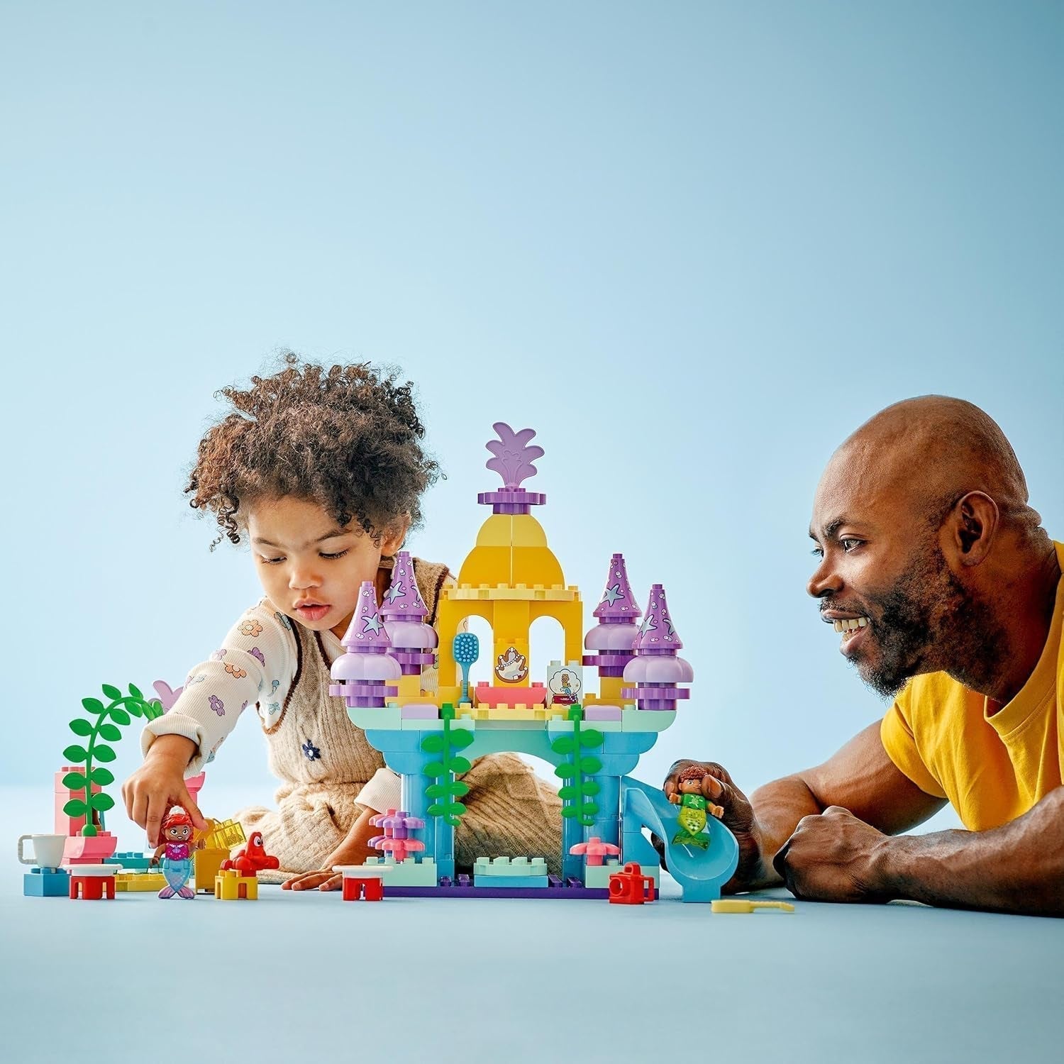 LEGO DUPLO | Disney Ariel's Magical Underwater Palace, educational toy for Ariel the mermaid, underwater castle for children over 2 years old 10435 Building sets Besuche den LEGO-Store