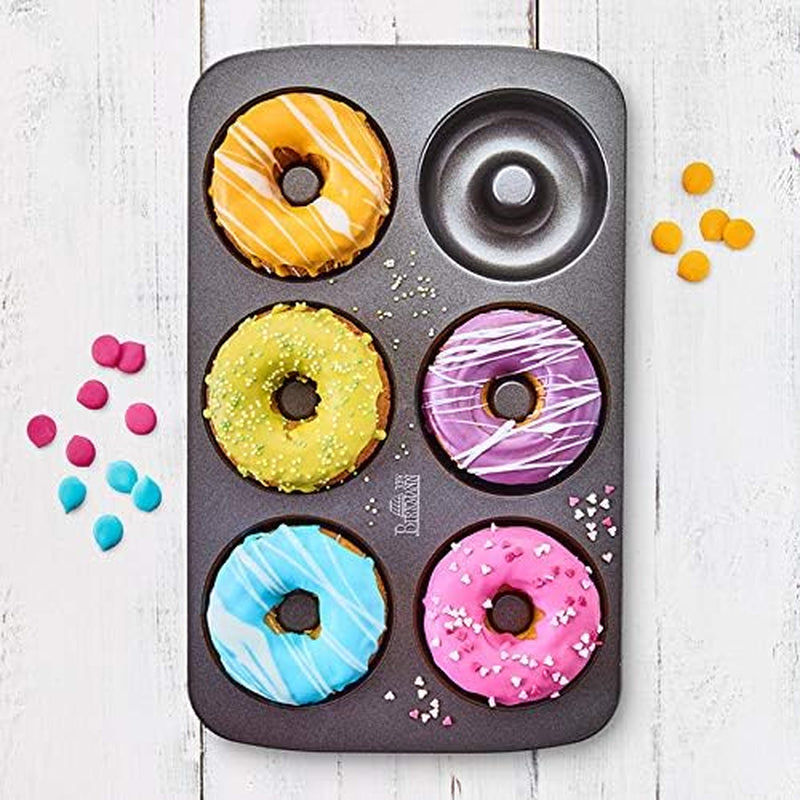 Birkmann, Easy Baking, Donutblech, Backform Für 6 Donuts, Mit Hochwertiger Antihaftbeschichtung, Ø 9 Cm, Mit Rezept, 881631 Molds and trays for baking Naty Shop